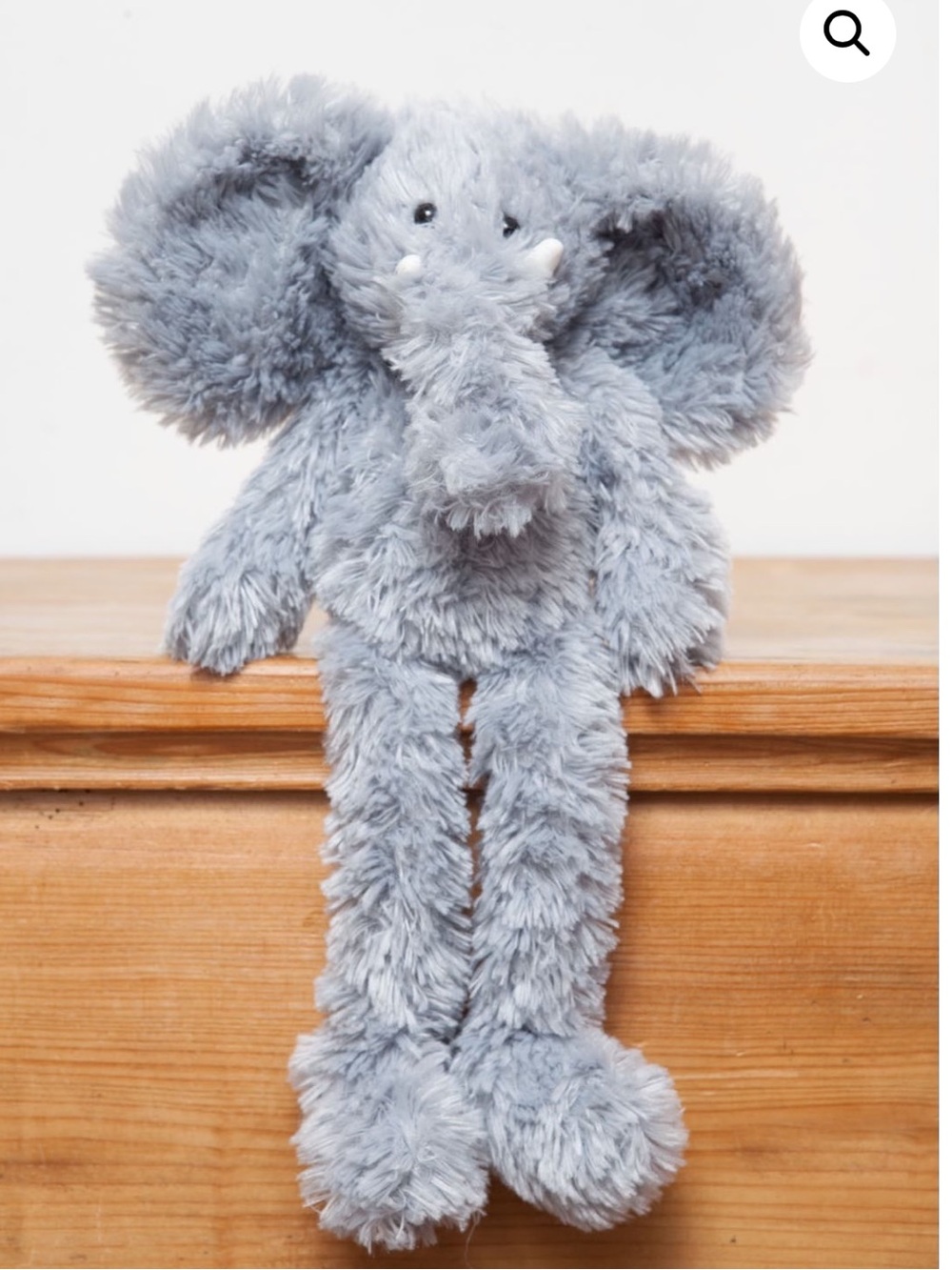 Jellycat Blue/Grey Scrumpty Elephant RARE
